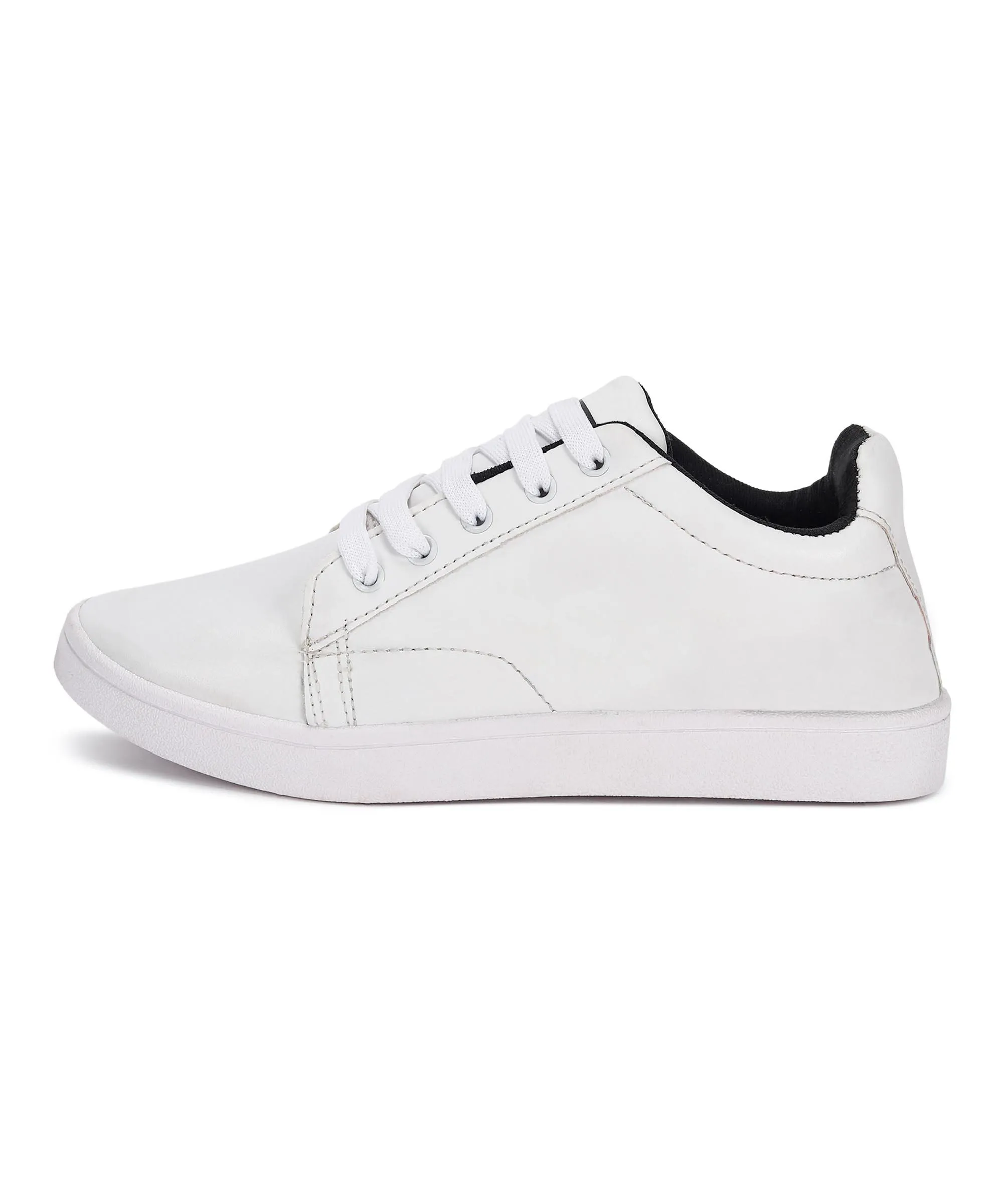 Paragon K1017G Herren Freizeitschuhe | Stilvolle Gehschuhe für den Outdoor-Einsatz im Alltag | Schickes & modisches Design | Bequeme gepolsterte Sohlen Weiß
