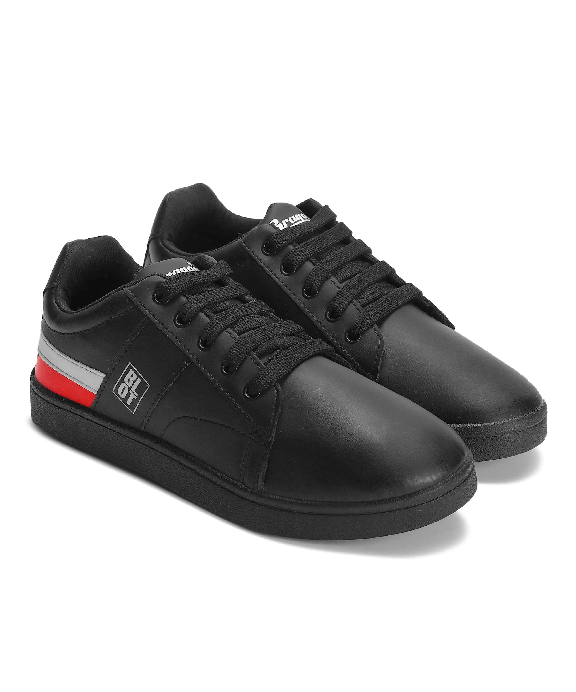 Paragon K1017G Herren Freizeitschuhe | Stilvolle Gehschuhe für den Outdoor-Einsatz im Alltag | Intelligentes & modisches Design | Bequeme gepolsterte Sohlen Weiß