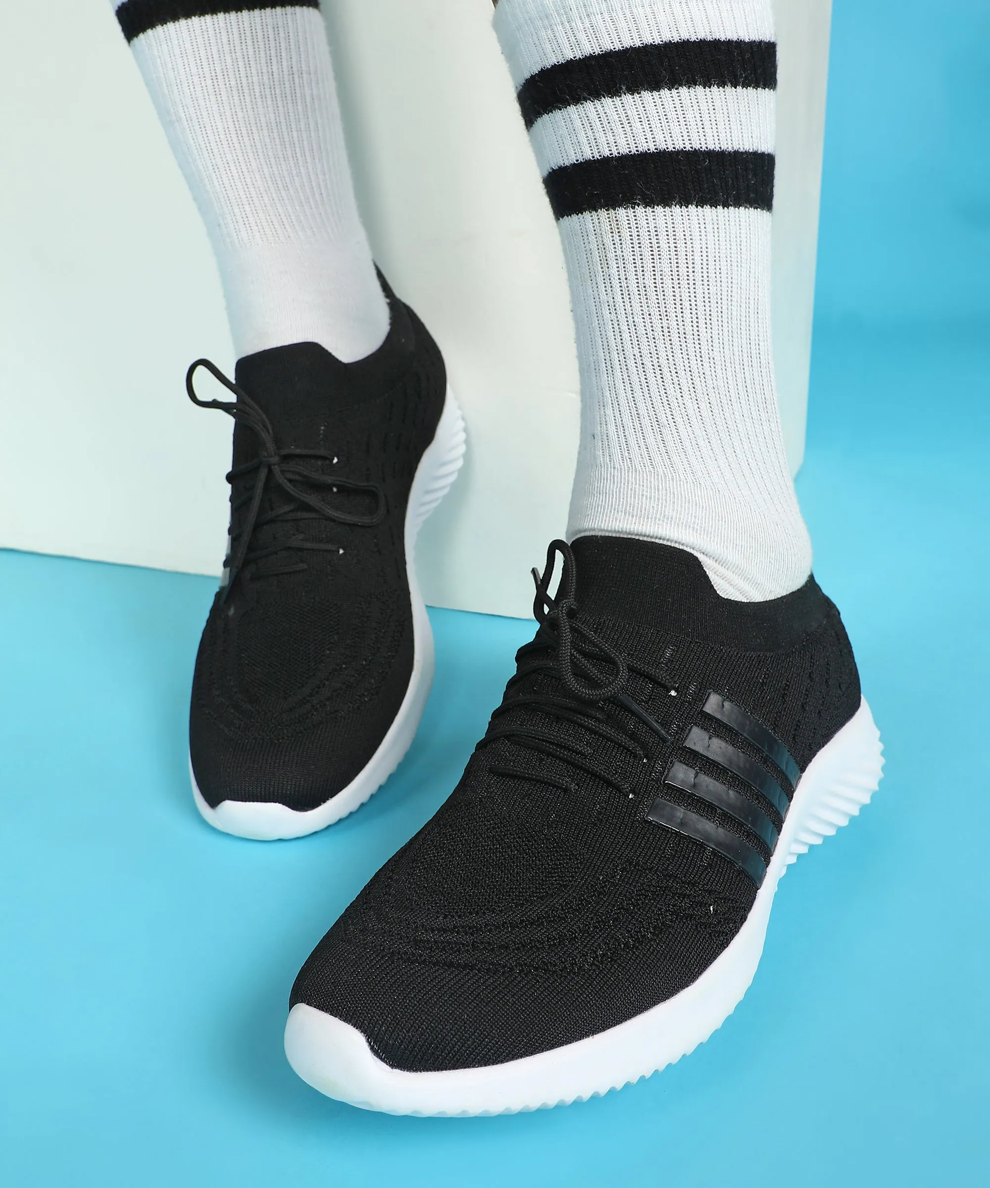Paragon K1213G Herren Schuhe zum Laufen, Joggen, Training, Cricket, Gym und Sport | Sportliche Schuhe mit bequemer gepolsterter Sohle für den täglichen Outdoor-Einsatz