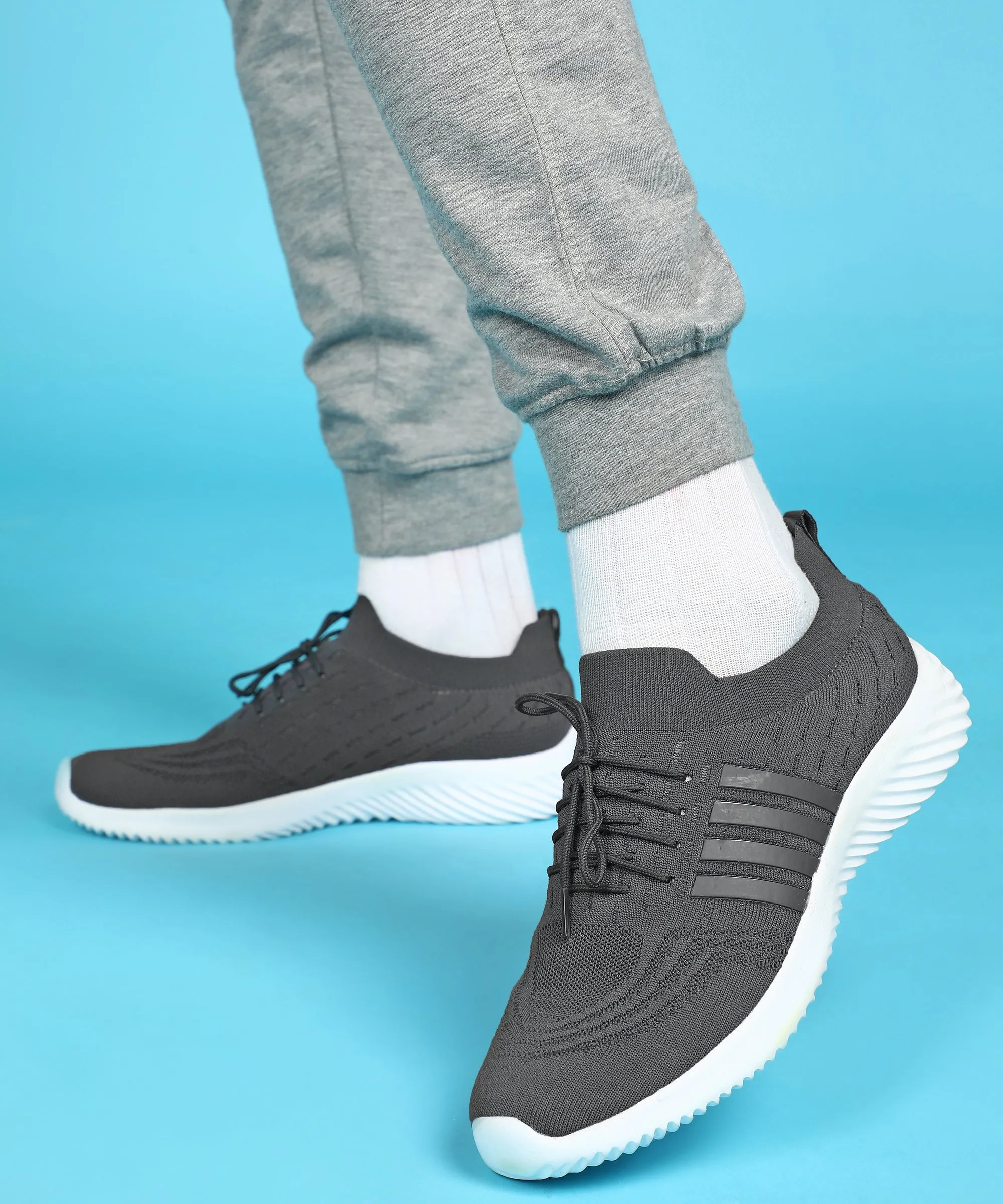 Paragon K1213G Herren Schuhe zum Laufen, Joggen, Training, Cricket, Gym und Sport | Sportliche Schuhe mit bequemer gepolsterter Sohle für den täglichen Outdoor-Einsatz