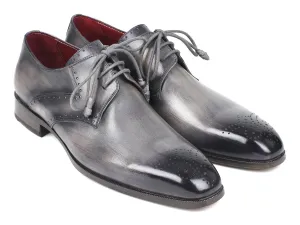 Paul Parkman Schuhe Paul Parkman Herren Medaillon Spitze Derby Schuhe in Grau