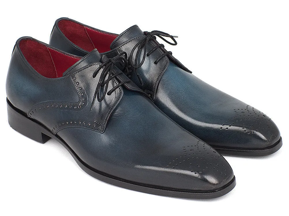 Paul Parkman Schuhe Paul Parkman Herren Medaillon Spitze Derby Schuhe in Marine & Blau