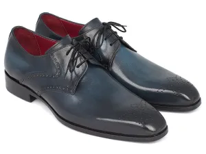 Paul Parkman Schuhe Paul Parkman Herren Medaillon Spitze Derby Schuhe in Marine & Blau