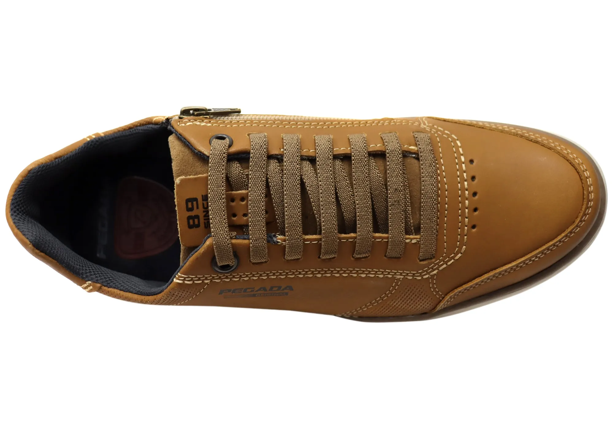 Pegada Advence Herren Leder Slip-On Freizeitschuhe Hergestellt In Brasilien Pegada Schuhe