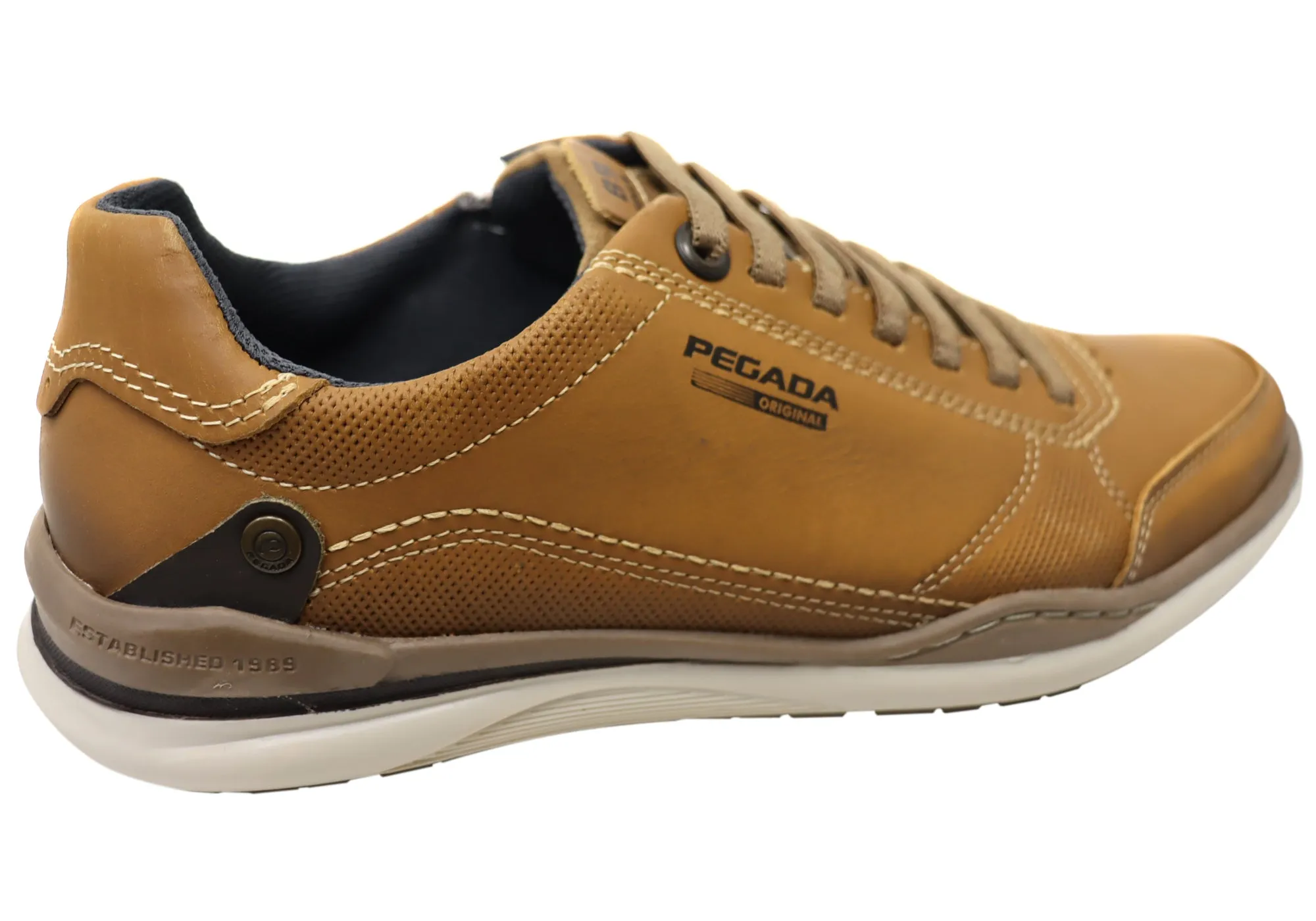 Pegada Advence Herren Leder Slip-On Freizeitschuhe Hergestellt In Brasilien Pegada Schuhe