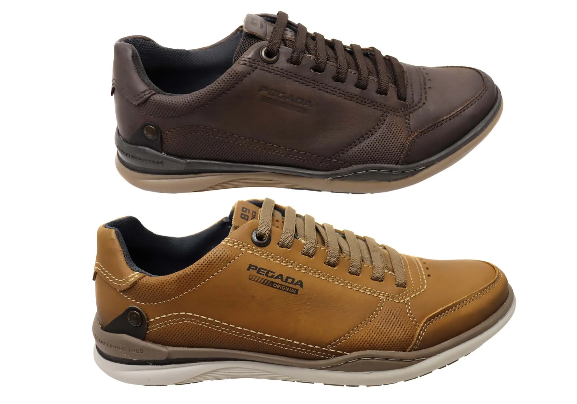 Pegada Advence Herren Leder Slip-On Freizeitschuhe Hergestellt In Brasilien Pegada Schuhe
