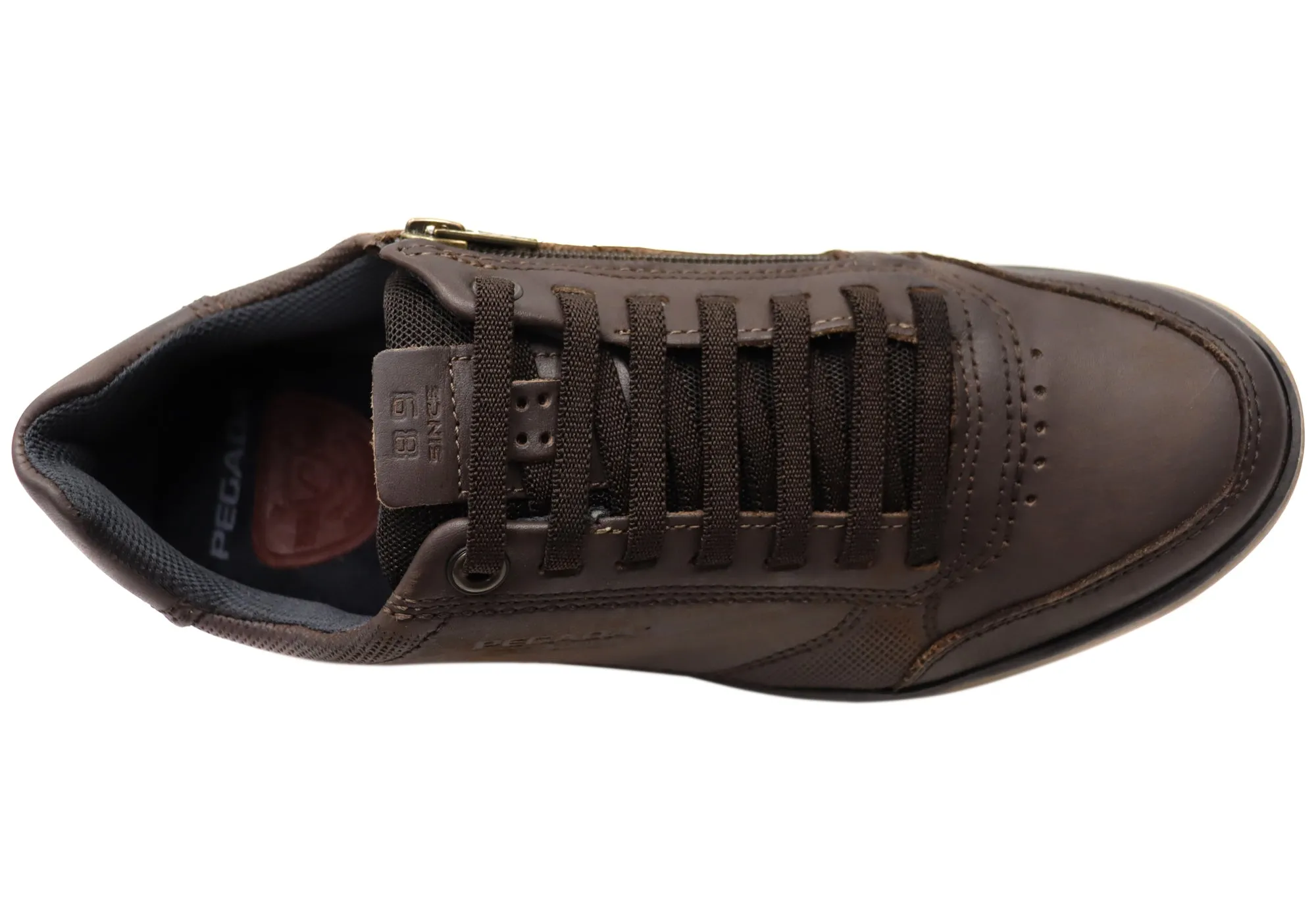 Pegada Advence Herren Leder Slip-On Freizeitschuhe Hergestellt In Brasilien Pegada Schuhe
