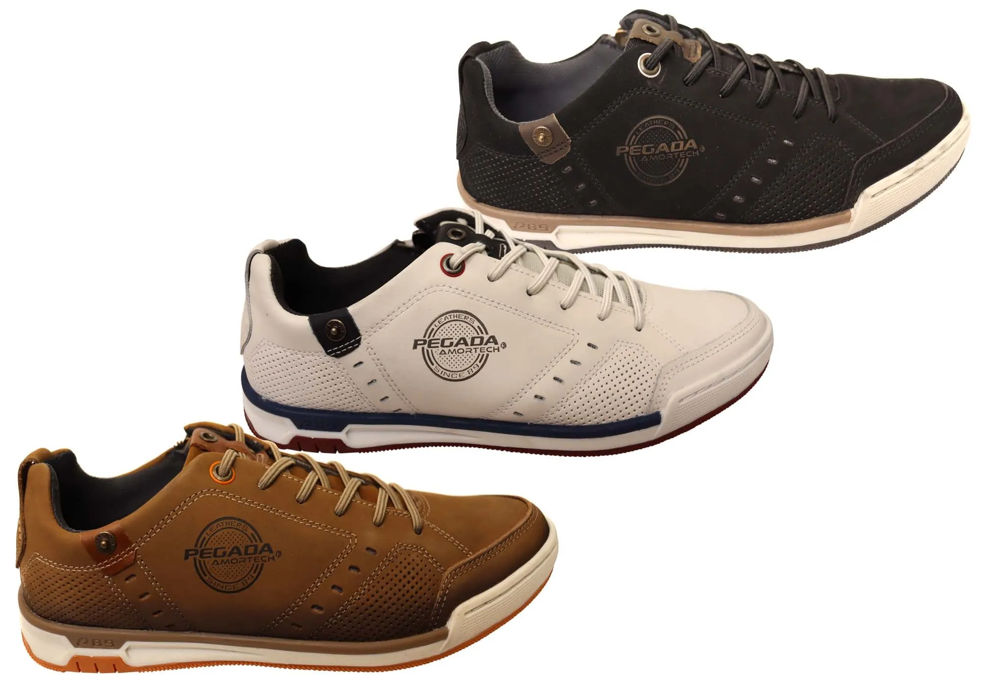 Pegada Jera Herren Bequeme Leder Freizeitschuhe Hergestellt In Brasilien Pegada Schuhe