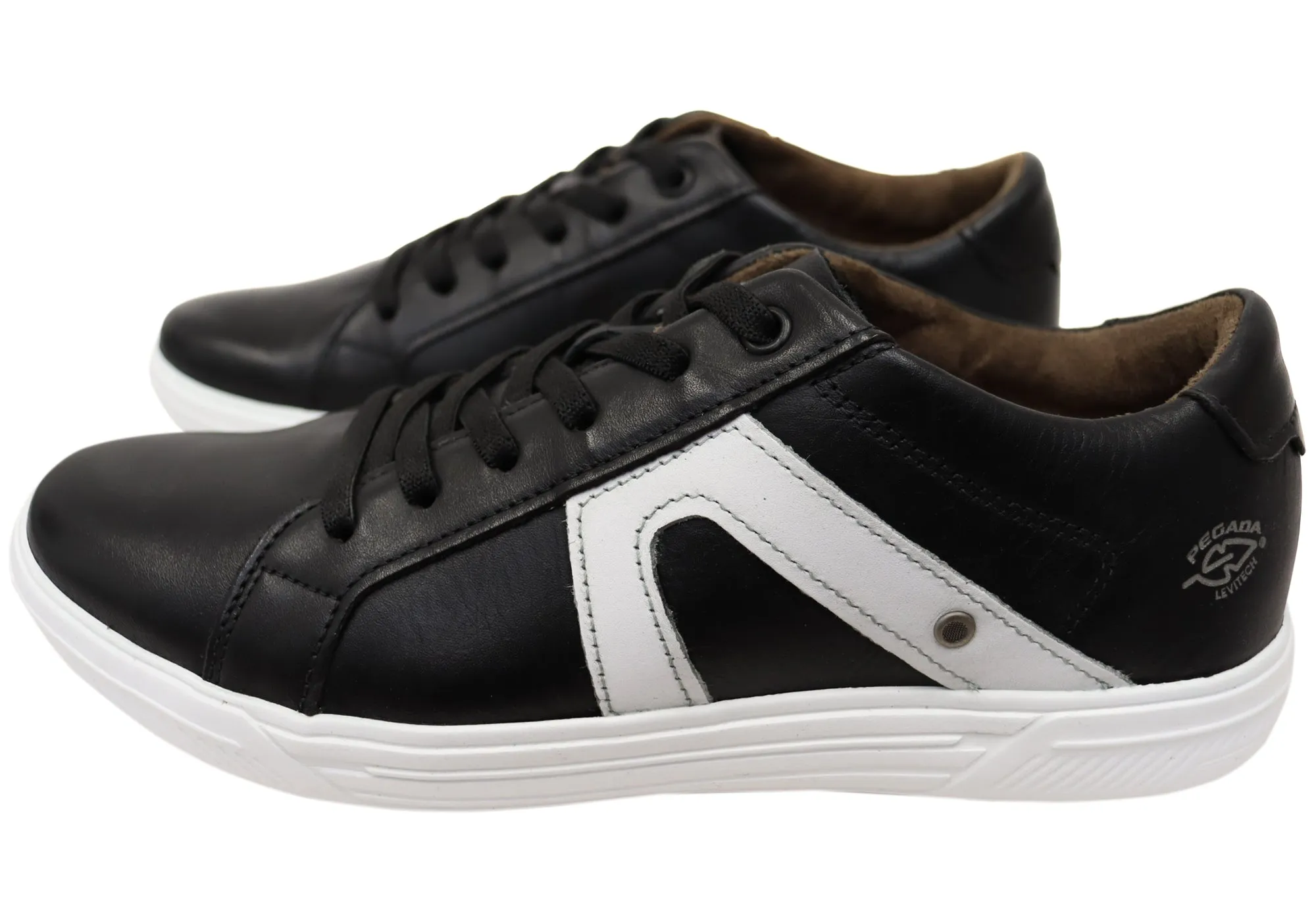 Pegada Ryder Herren Bequeme Leder Freizeitschuhe Hergestellt in Brasilien Pegada Schuhe