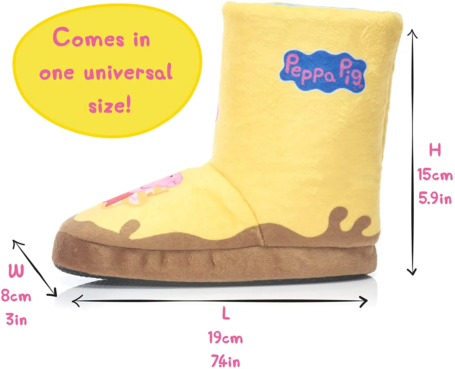 Peppa Pig Spielzeug WOW! STUFF Peppa Pig Spielzeug Matschpfützen-Stiefel mit Geräuschen | Interaktives Tragbares