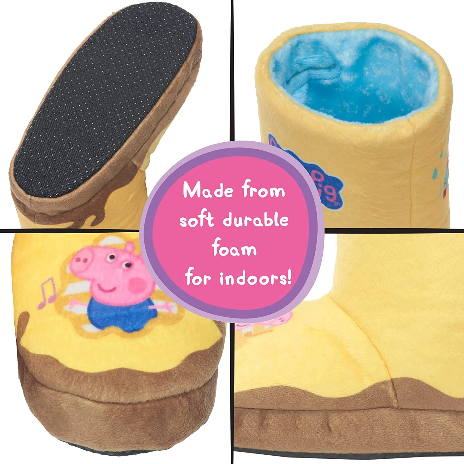 Peppa Pig Spielzeug WOW! STUFF Peppa Pig Spielzeug Matschpfützen-Stiefel mit Geräuschen | Interaktives Tragbares