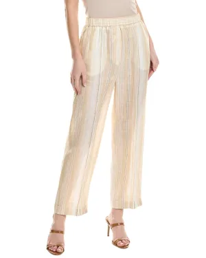 Peserico Linen Hose mit Elastikbund