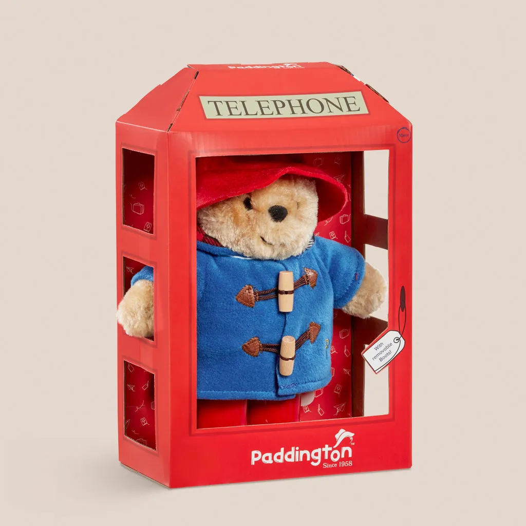 Telefonzelle Paddington Bär Plüschtier