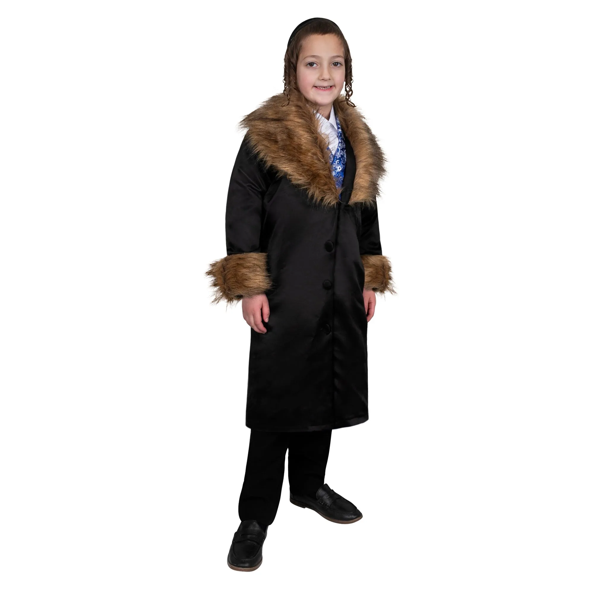 Rabbi-Mantel Mit Pelz - Kinder Babykids_Kostüm-Amerika