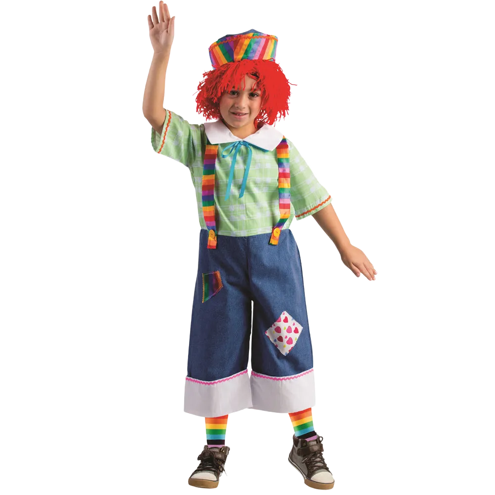 Regenbogen-Fetzenkostüm - Kinder Babykids_Verkleiden-Amerika