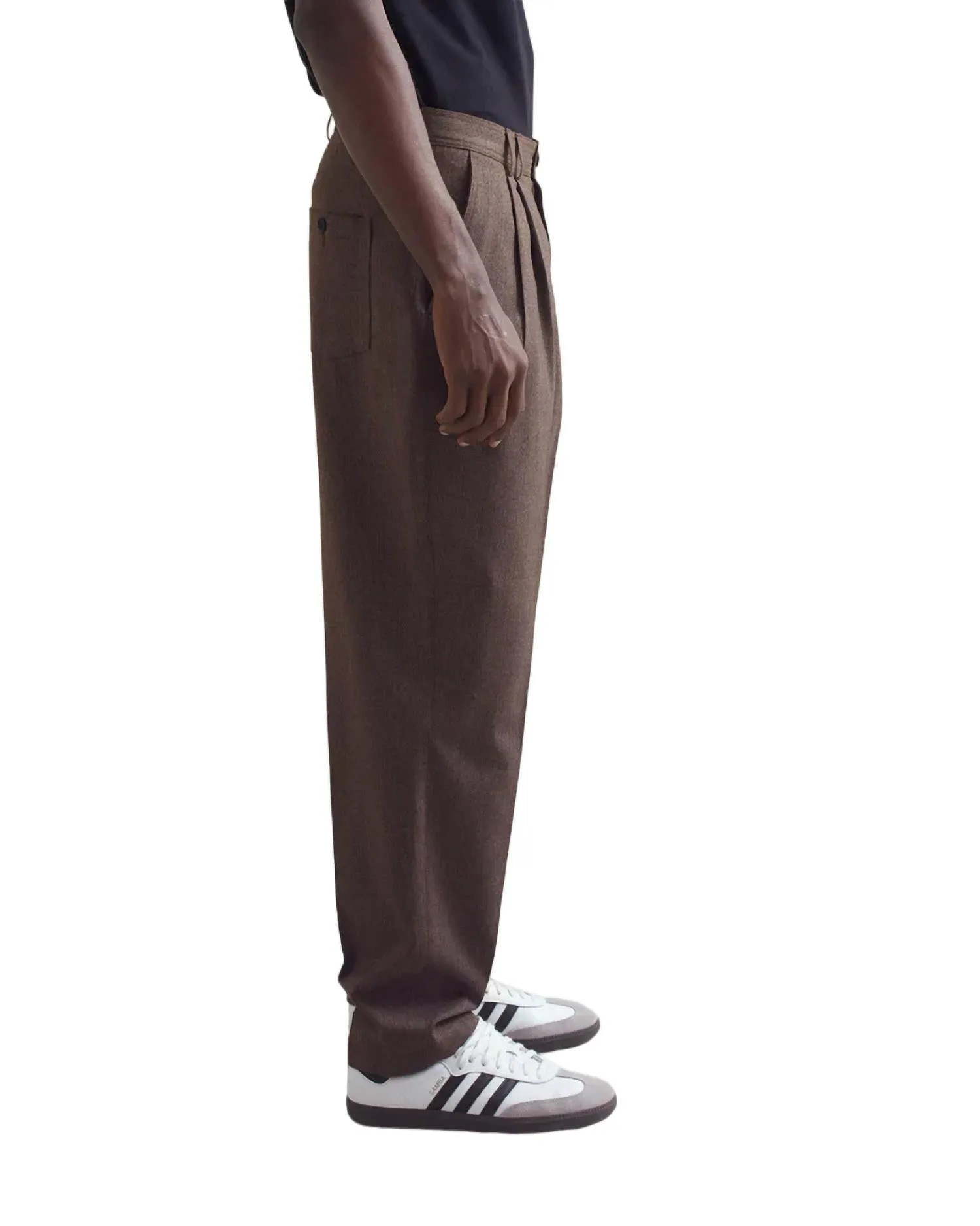 Raleigh Faltenhose In Braun