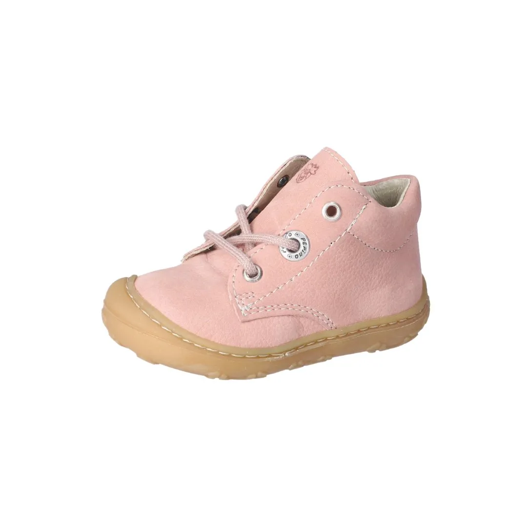 Ricosta: Cory Kinderstiefel mit Schnürsenkeln - Barbie / Rosa