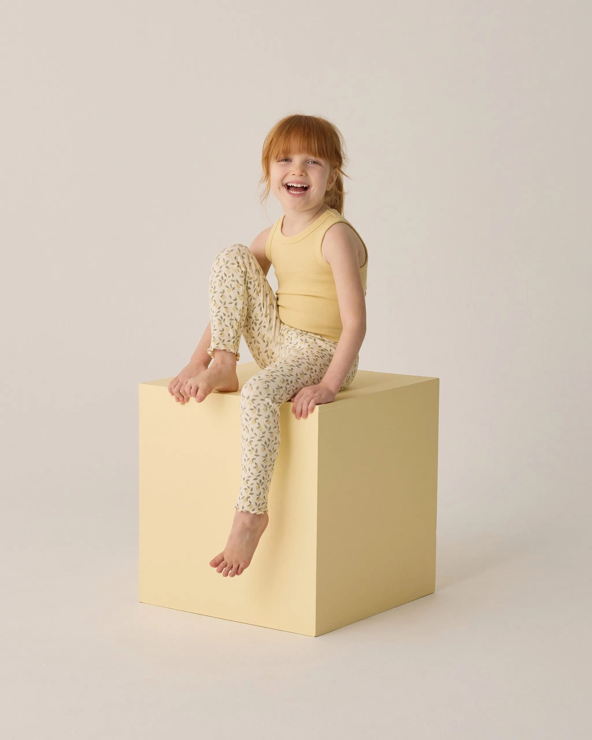 Rylee   Cru Babykids Rippenleggings-Set | Zitronen