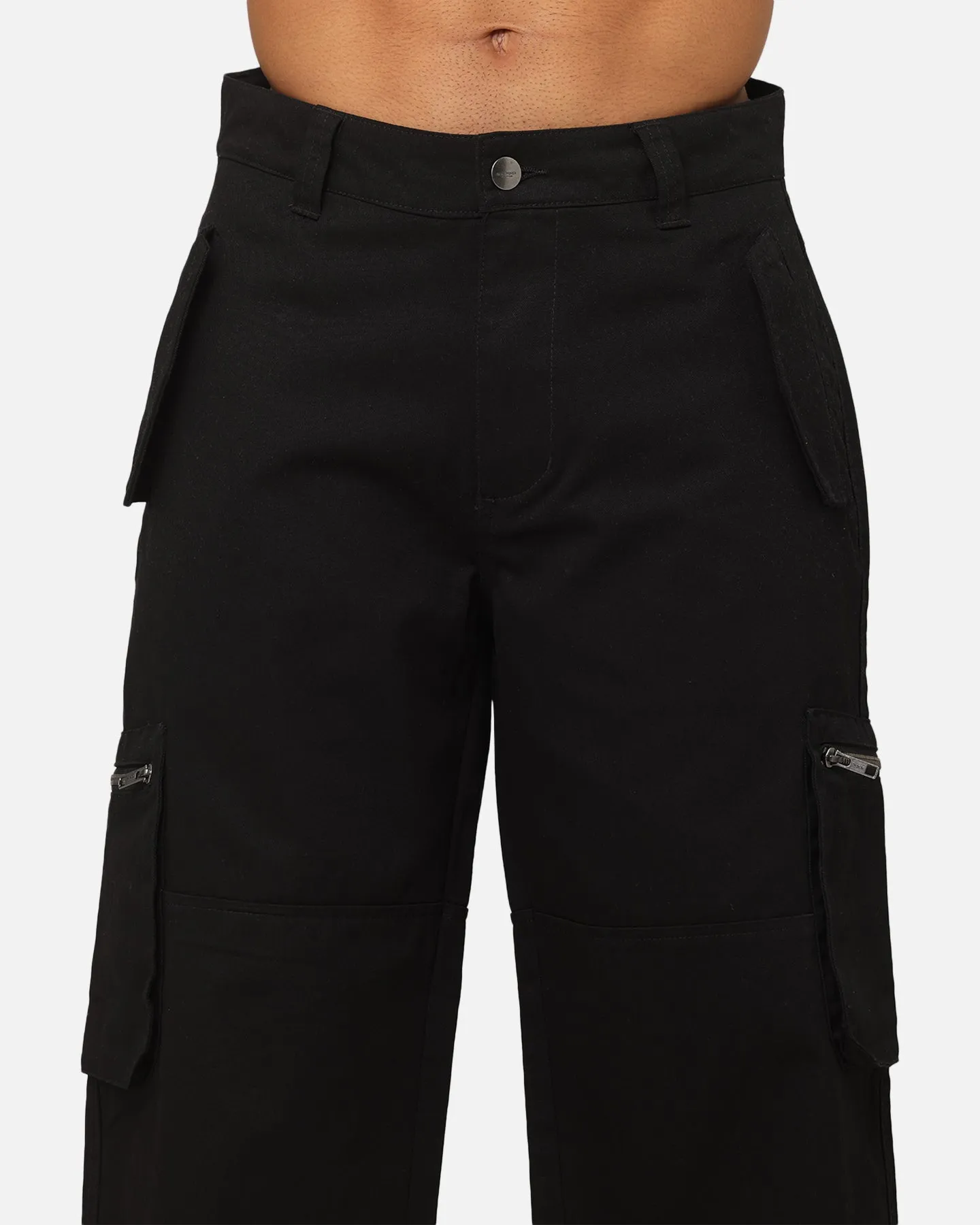 Saint Morta Inutero Baggy Cargo Hose Schwarz