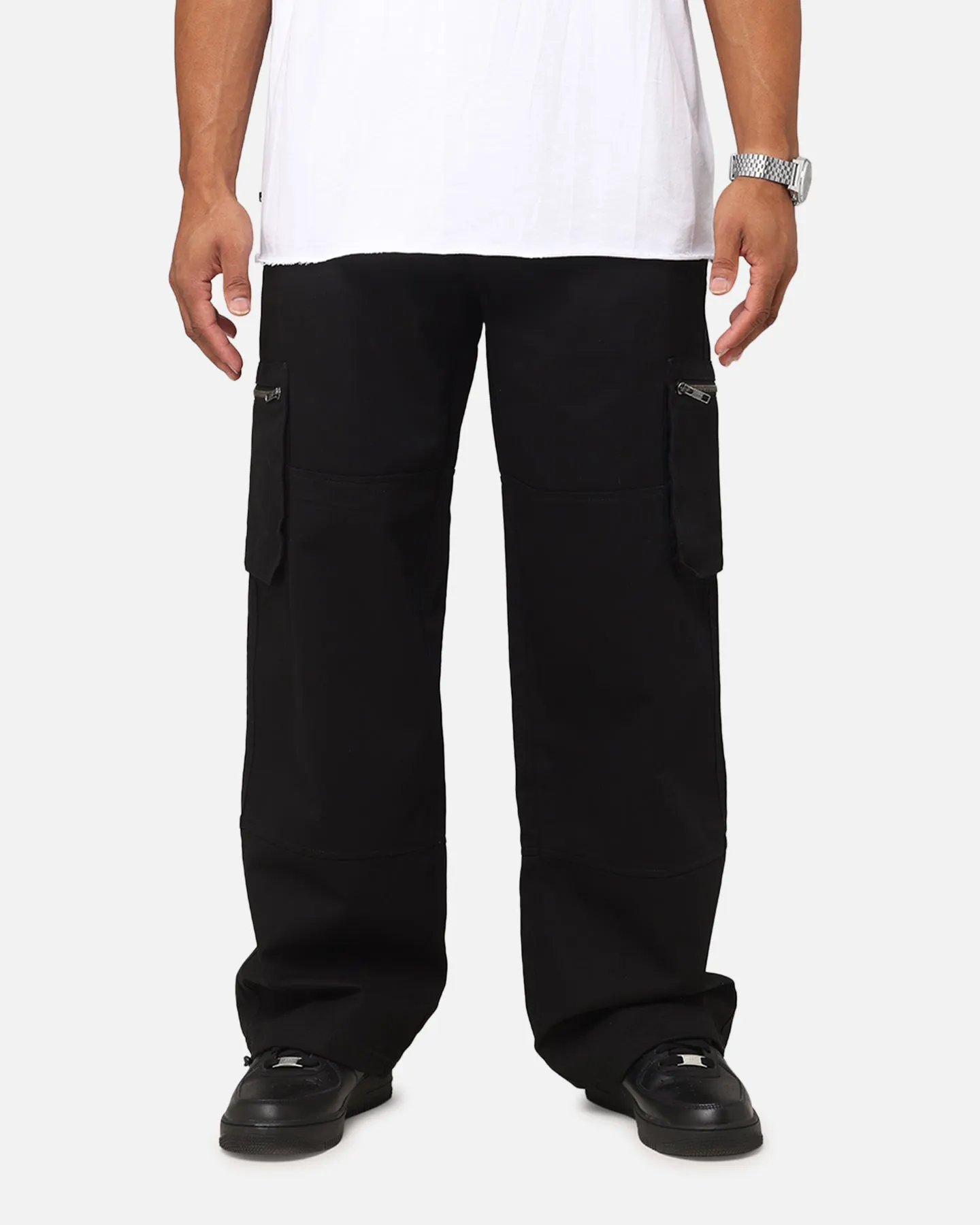 Saint Morta Inutero Baggy Cargo Hose Schwarz