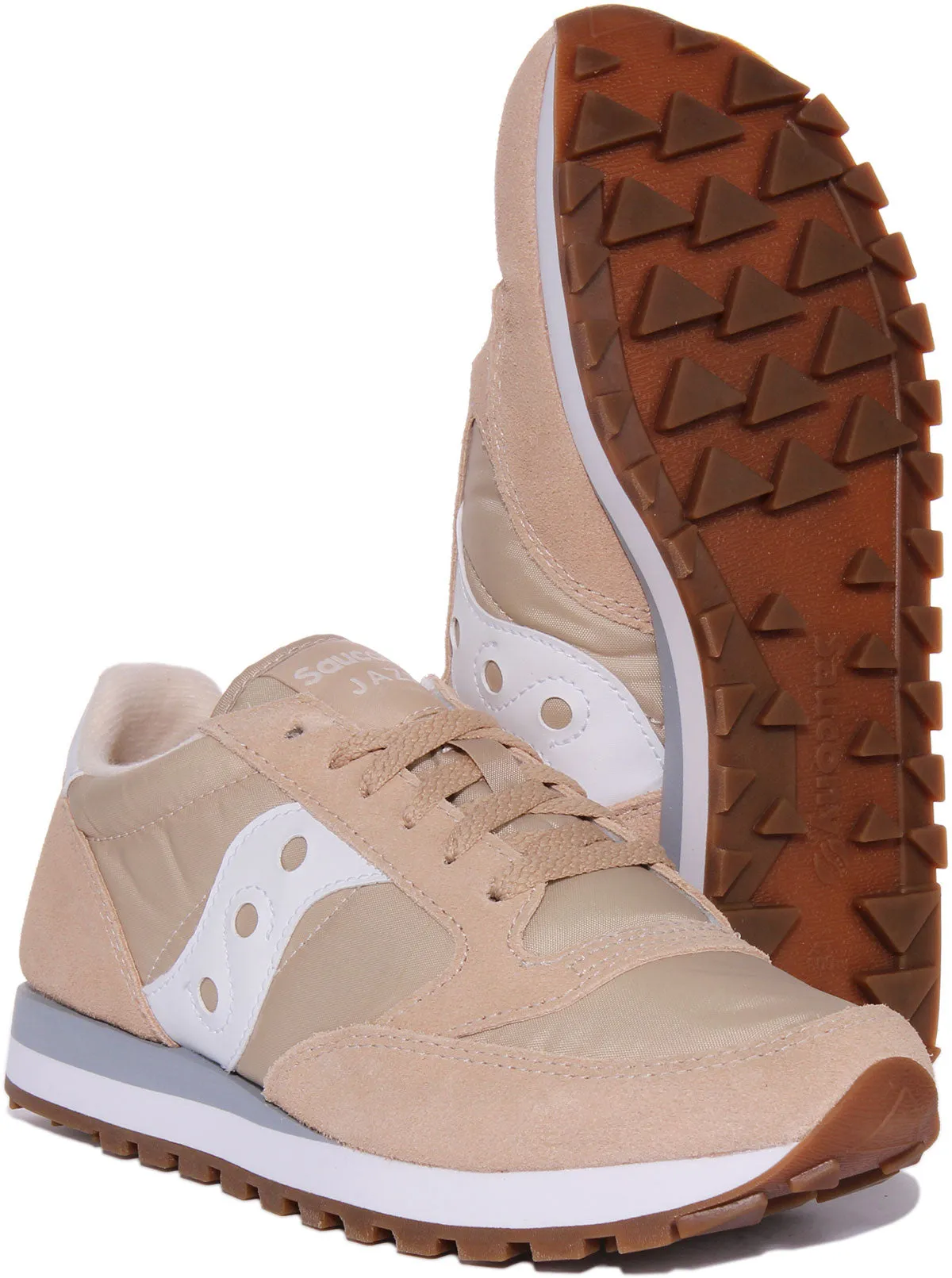 Saucony Jazz Original in Weiß-Beige für Herren Schuhe Saucony