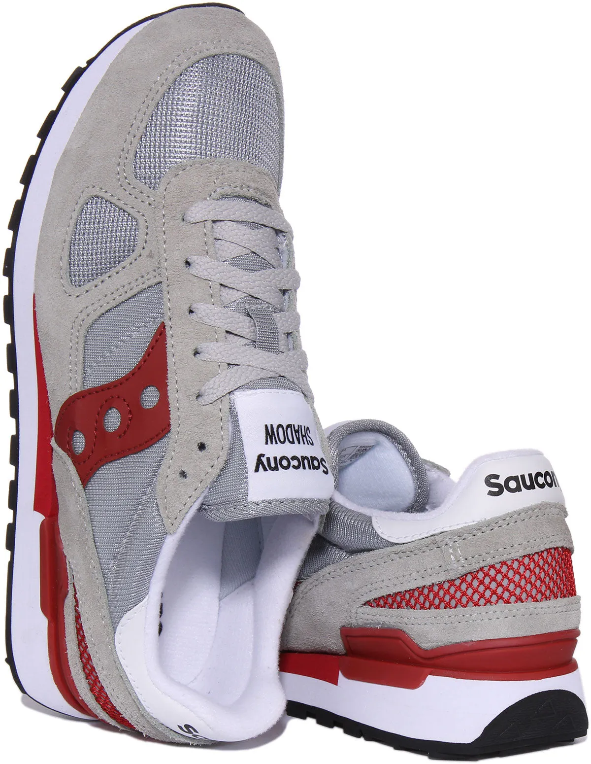 Saucony Shadow Original In Grau Rot Für Herren Schuhe Saucony