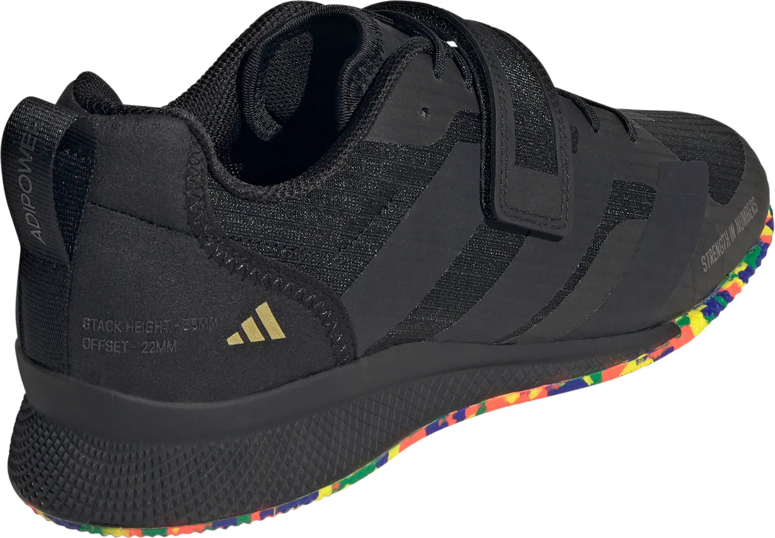 Schuhe Adidas Herrenschuhe Adidas Adipower 3 Herren Gewichtheberschuhe - Schwarz