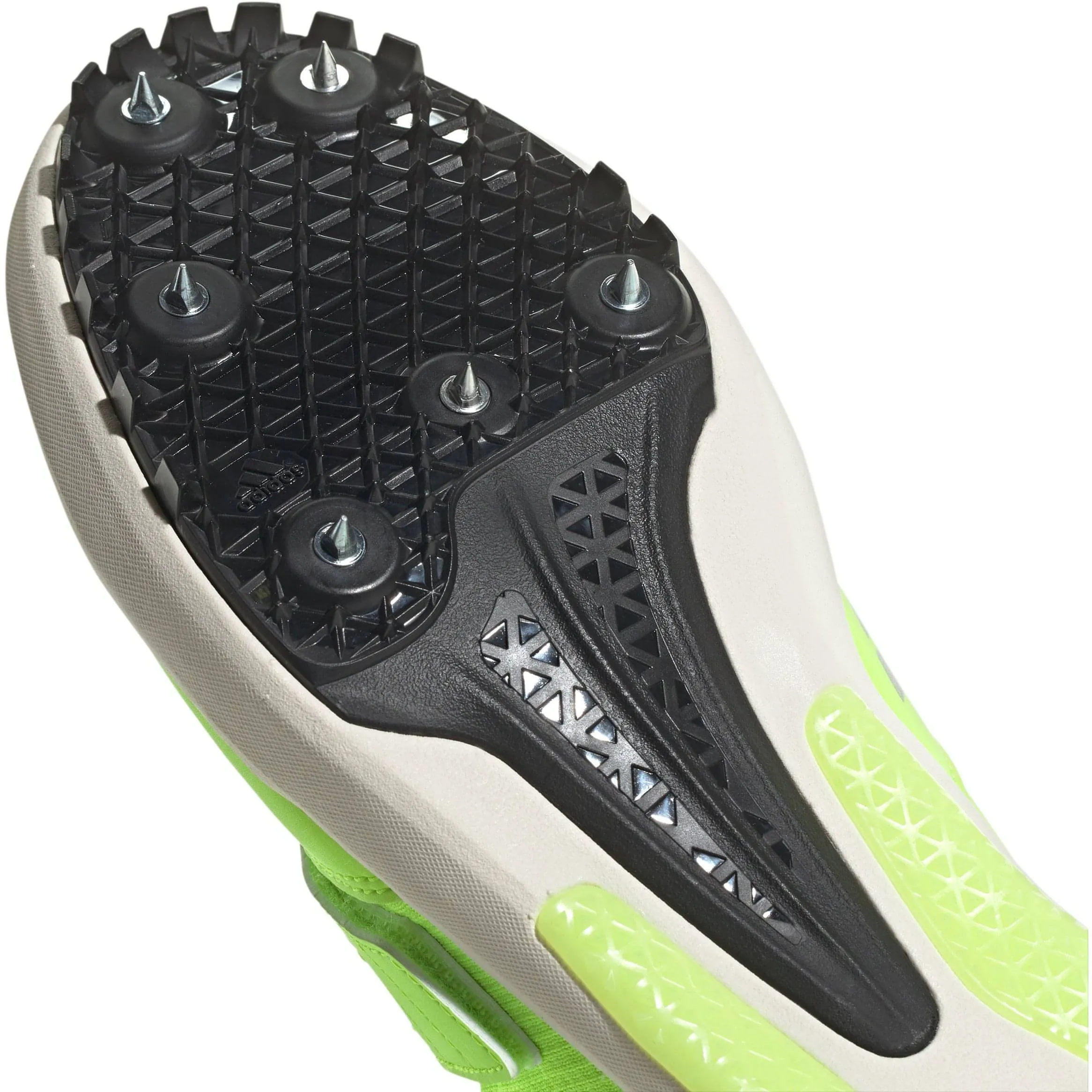 Schuhe Adidas Herren Adidas Jumpstar Feldspikes für Leichtathletik - Grün