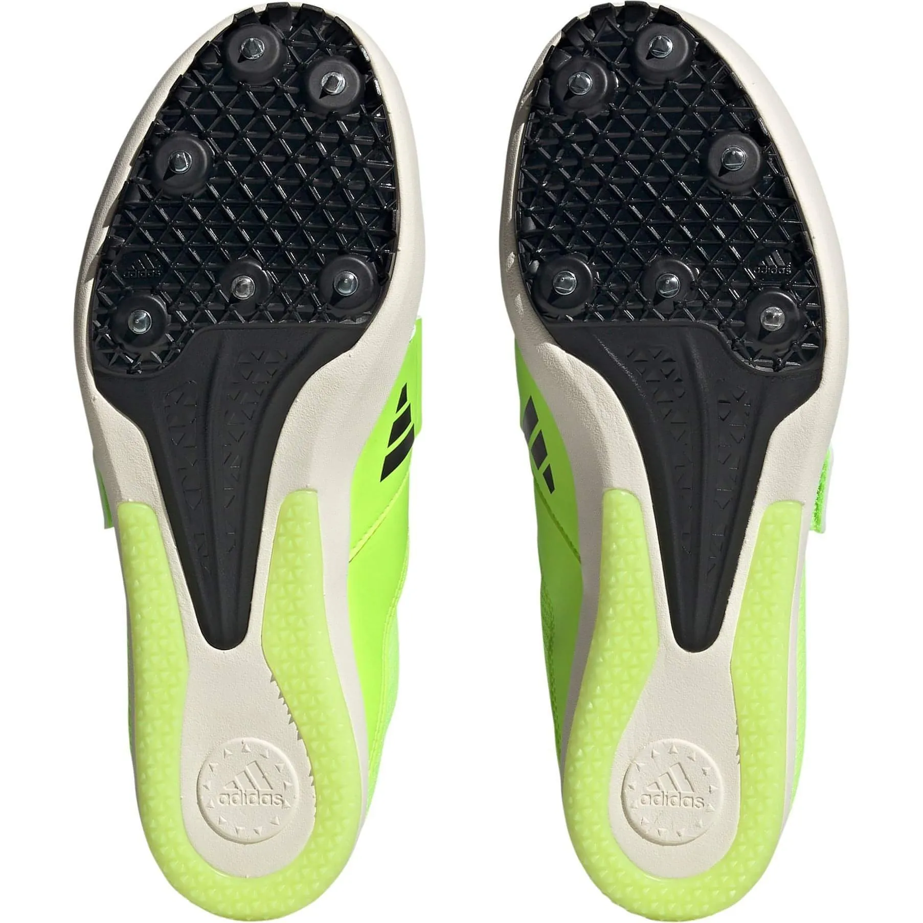 Schuhe Adidas Herren Adidas Jumpstar Feldspikes für Leichtathletik - Grün