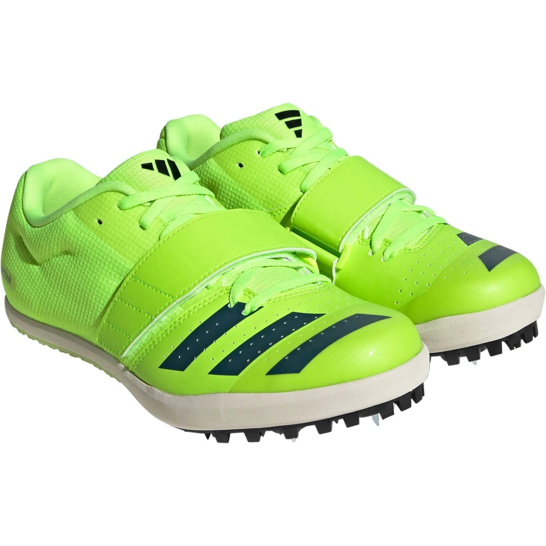 Schuhe Adidas Herren Adidas Jumpstar Feldspikes für Leichtathletik - Grün