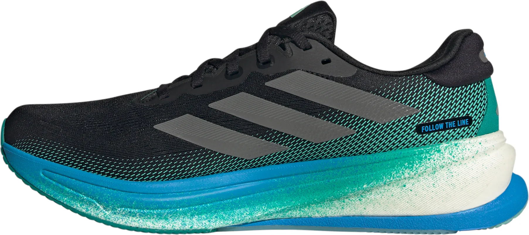 Schuhe Adidas Herrenschuhe Adidas Supernova Rise 2 Laufschuhe für Herren - Schwarz