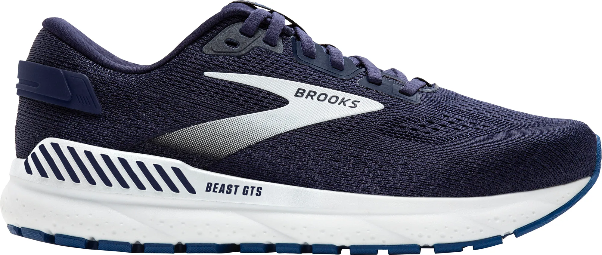 Schuhe Brooks Brooks Beast GTS 24 WEITE PASSFORM Herren Laufschuhe - Marine
