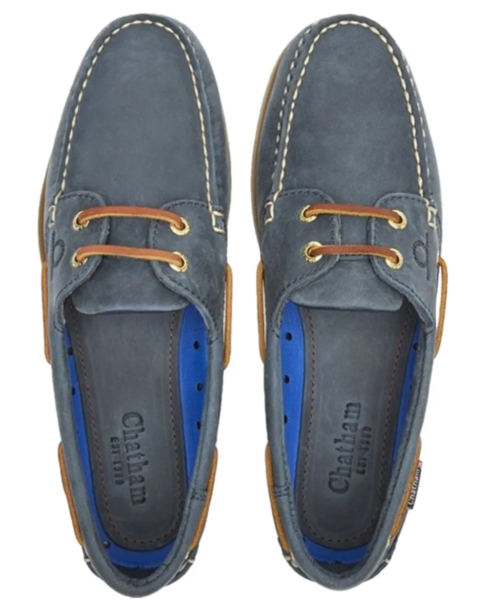 Schuhe Chatham Chatham Herren The Deck II G2 Premium Leder Bootsschuhe
