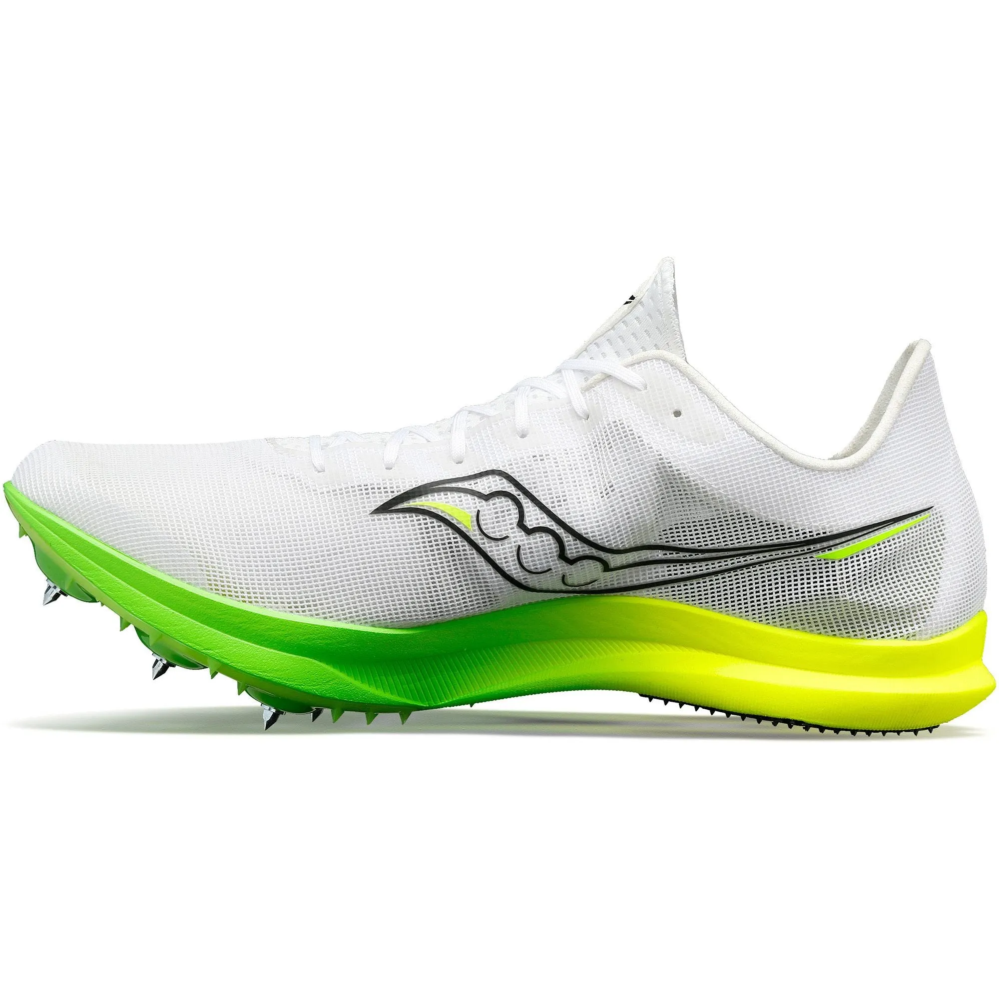 Saucony Saucony Endorphin Cheetah Herren Laufspikes - Weiß