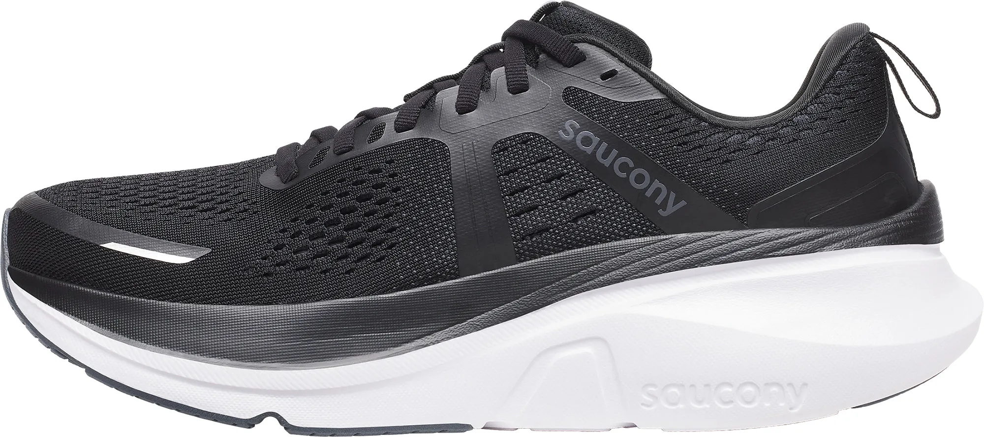 Saucony Saucony Guide 18 WEITE PASSFORM Herren Laufschuhe - Schwarz