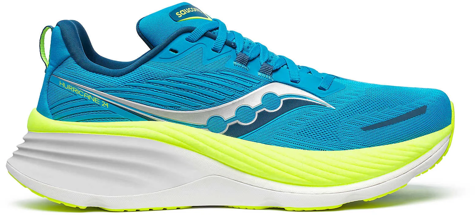 Saucony Saucony Hurricane 24 Herren Laufschuhe - Blau