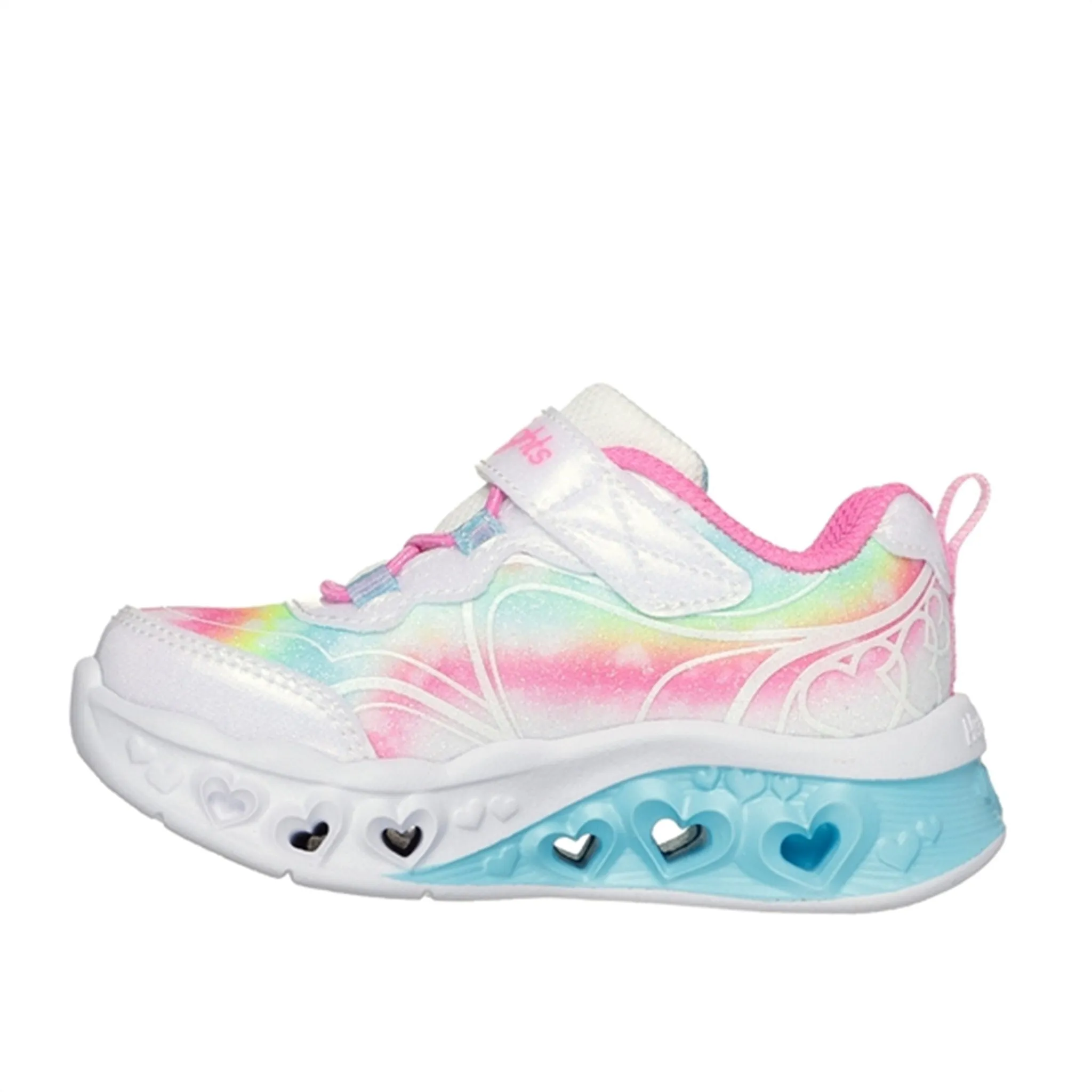 Skechers Flutter Heart Lights Sneakers Weiß Mehrfarbig Babykids_Skechers