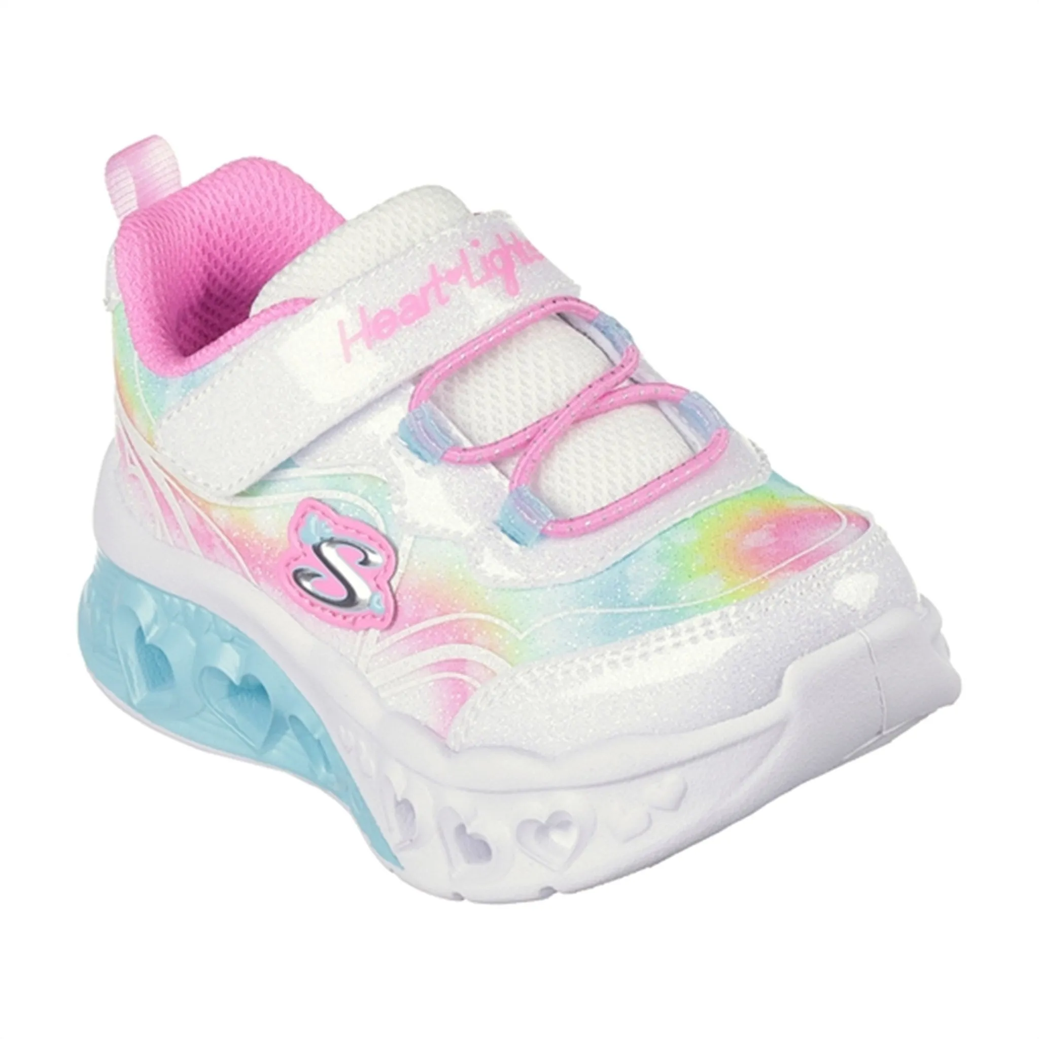 Skechers Flutter Heart Lights Sneakers Weiß Mehrfarbig Babykids_Skechers