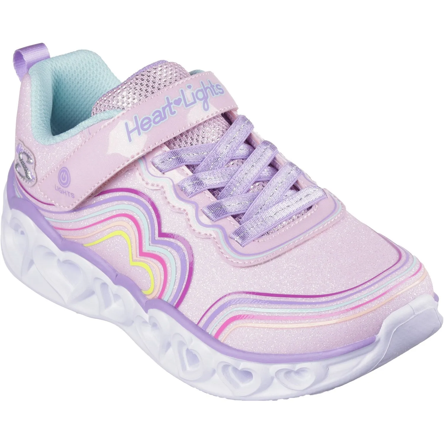 Skechers Heart Lights - Retro-Herzen Sneakers Babykids_Skechers
