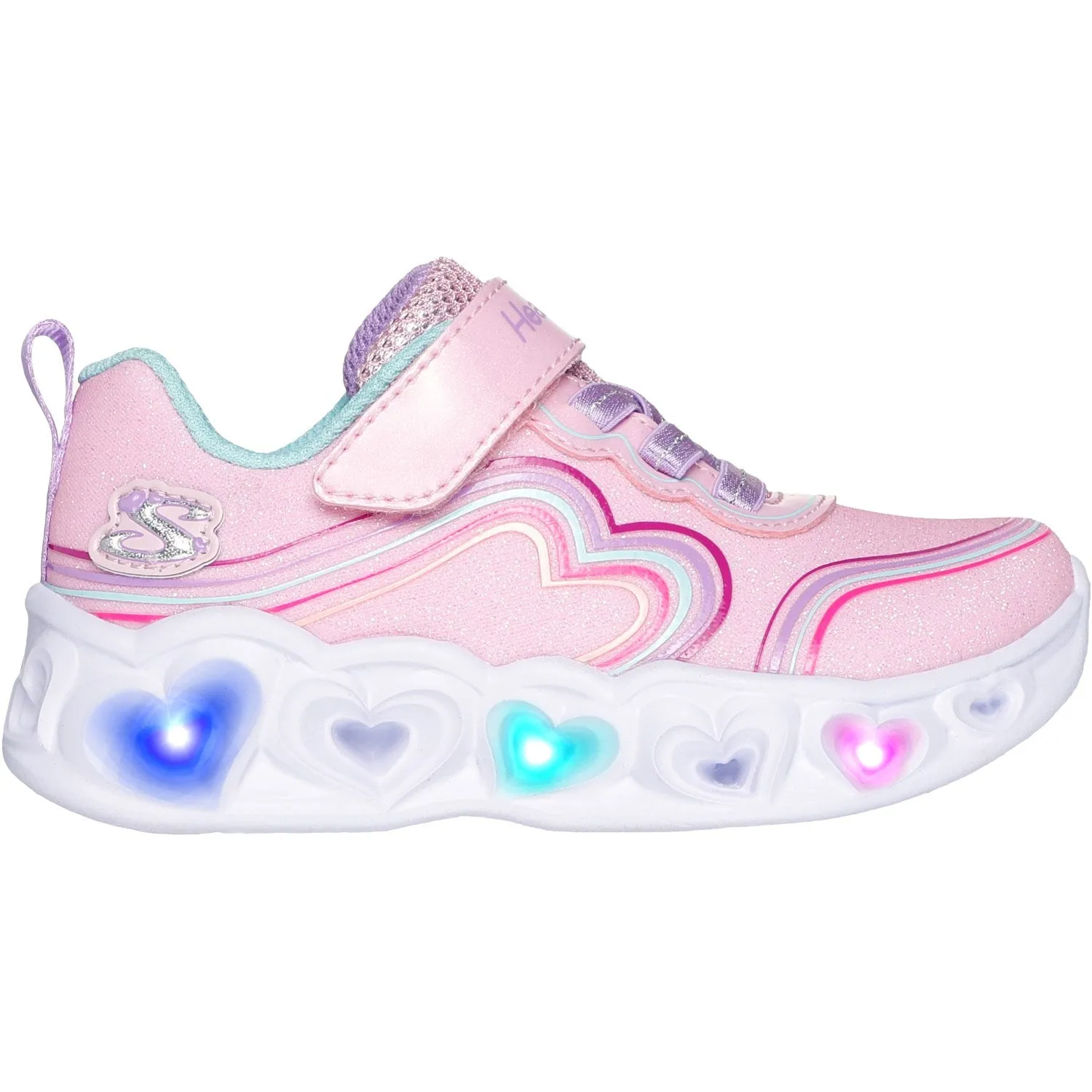 Skechers Heart Lights - Retro-Herzen Sneakers Babykids_Skechers