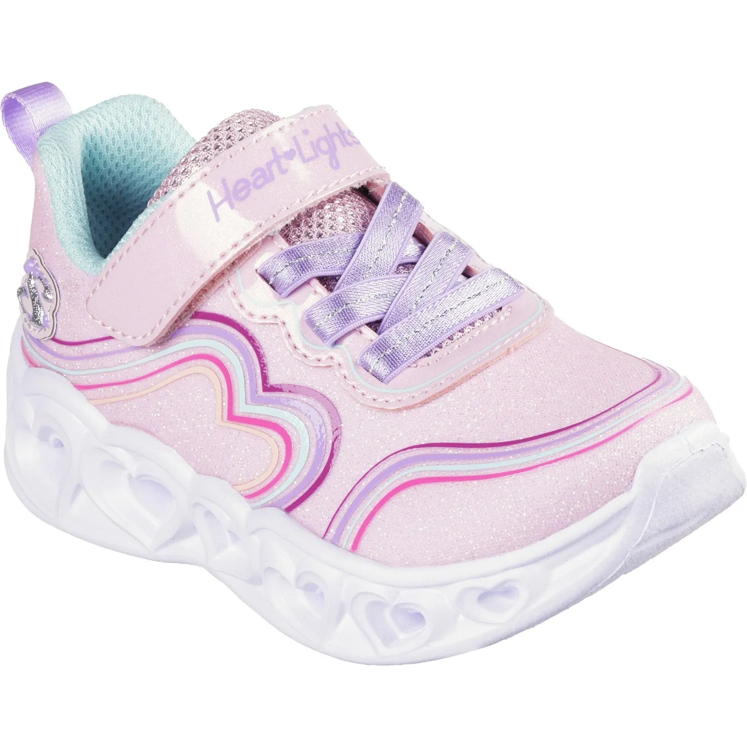 Skechers Heart Lights - Retro-Herzen Sneakers Babykids_Skechers