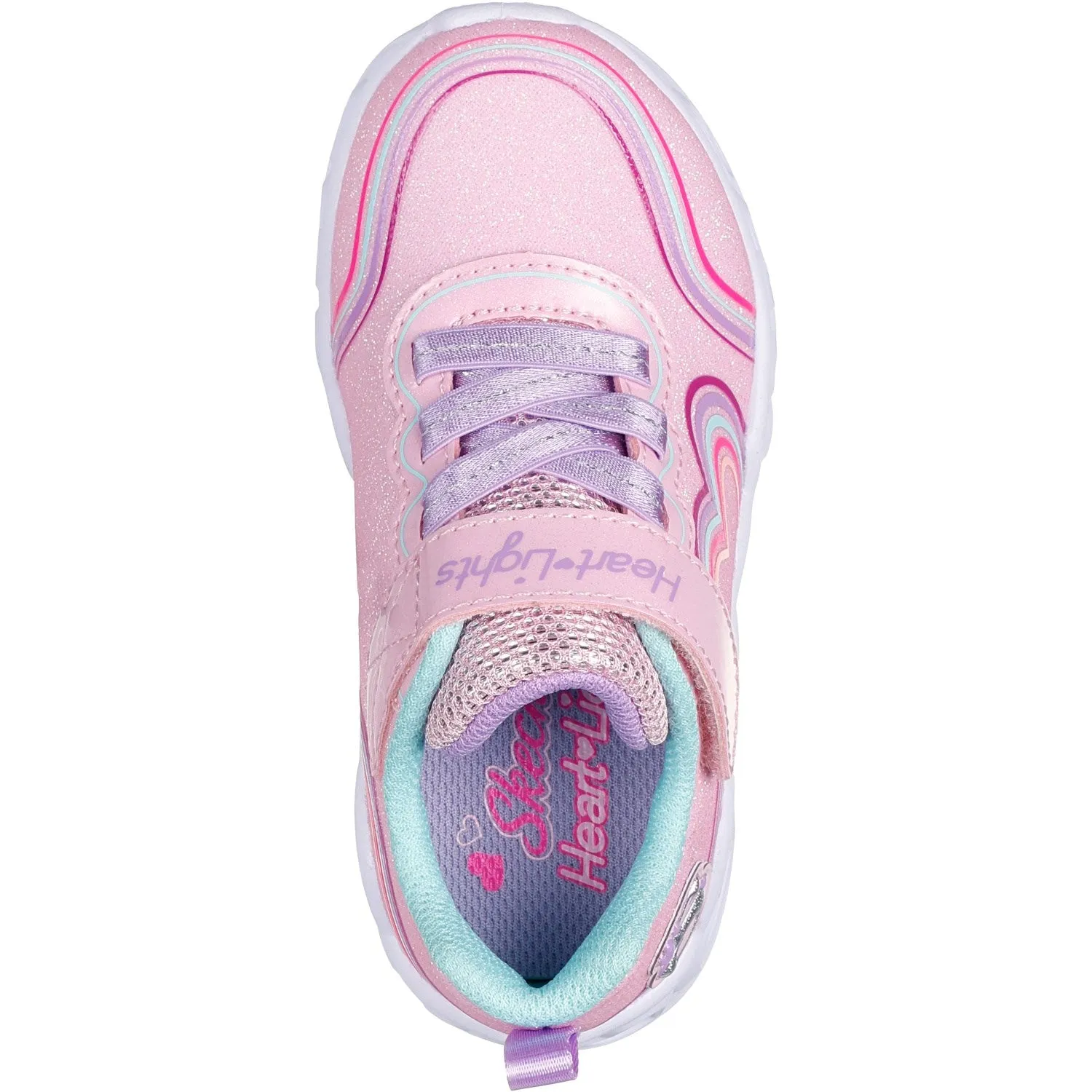 Skechers Heart Lights - Retro-Herzen Sneakers Babykids_Skechers