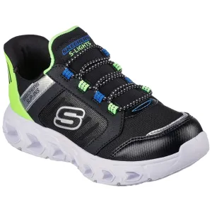 Skechers Hypno-Flash 2.0 Sneakers Schwarz Limette Babykids_Skechers