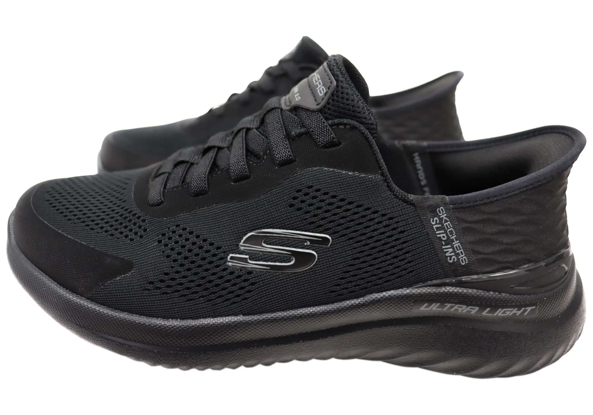 Skechers Herren Slip-Ins Bounder 2.0 Emerged Weite Passform Bequeme Schuhe Skechers Schuhe