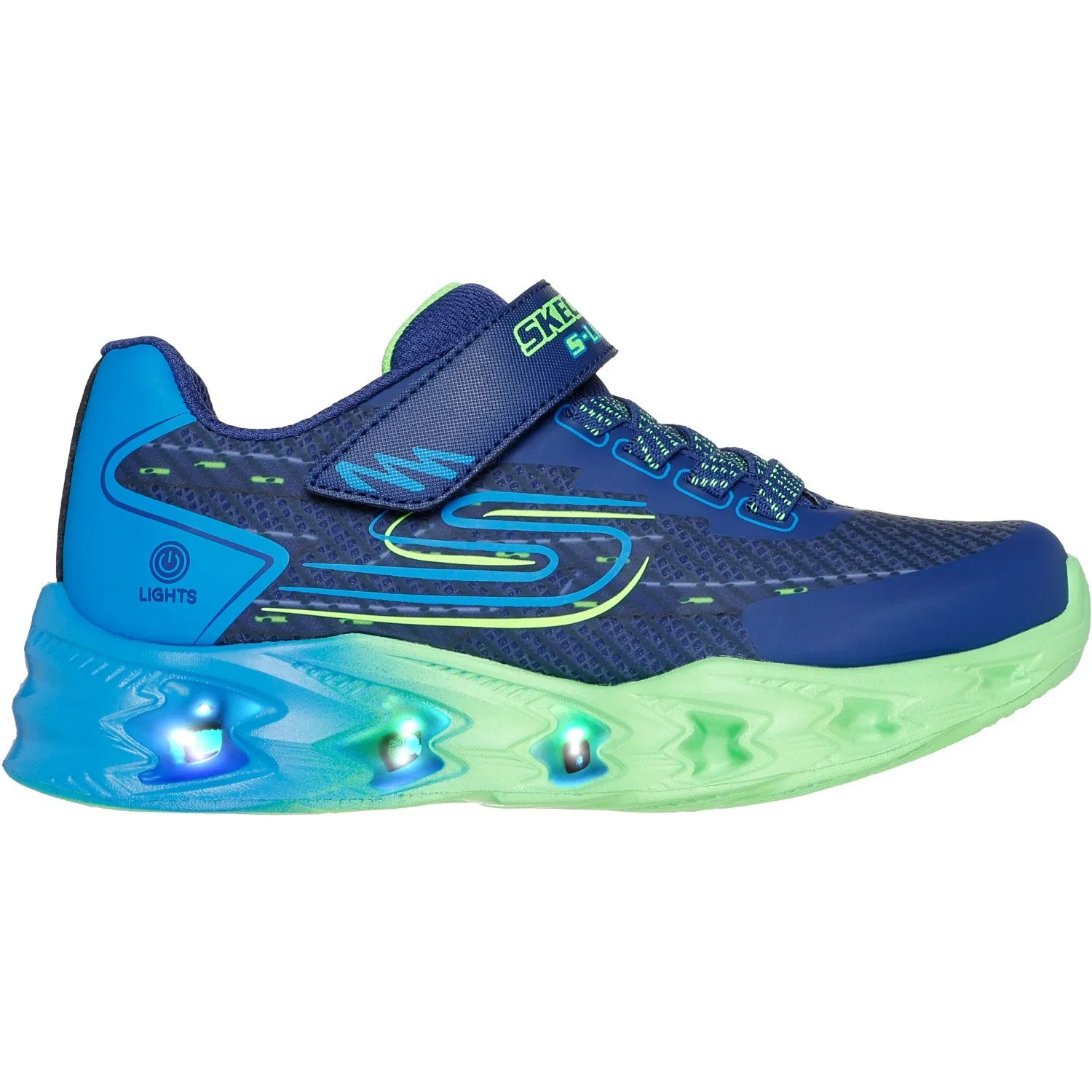 Skechers Navy S-Lights: Vortex 2.0 - Quantroid Babykids_Skechers