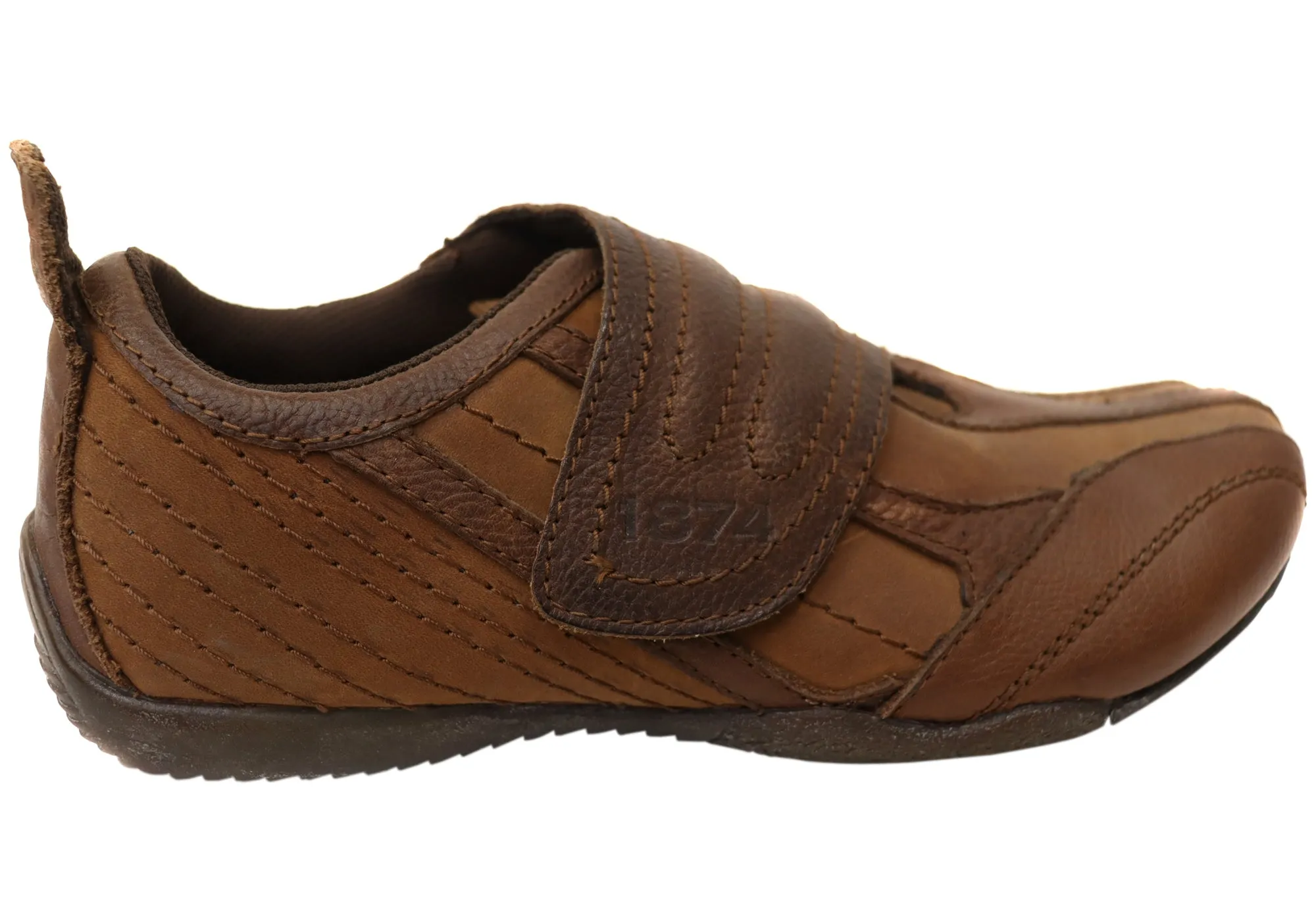 Slatters Zodiac Herren Lederschuhe Mit Verstellbarem Riemen Bequeme Schuhe Slatters Schuhe