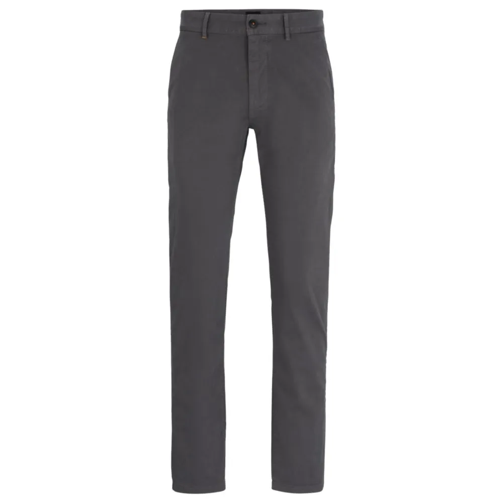 Slim-Fit Chinos aus Stretch-Baumwollsatin