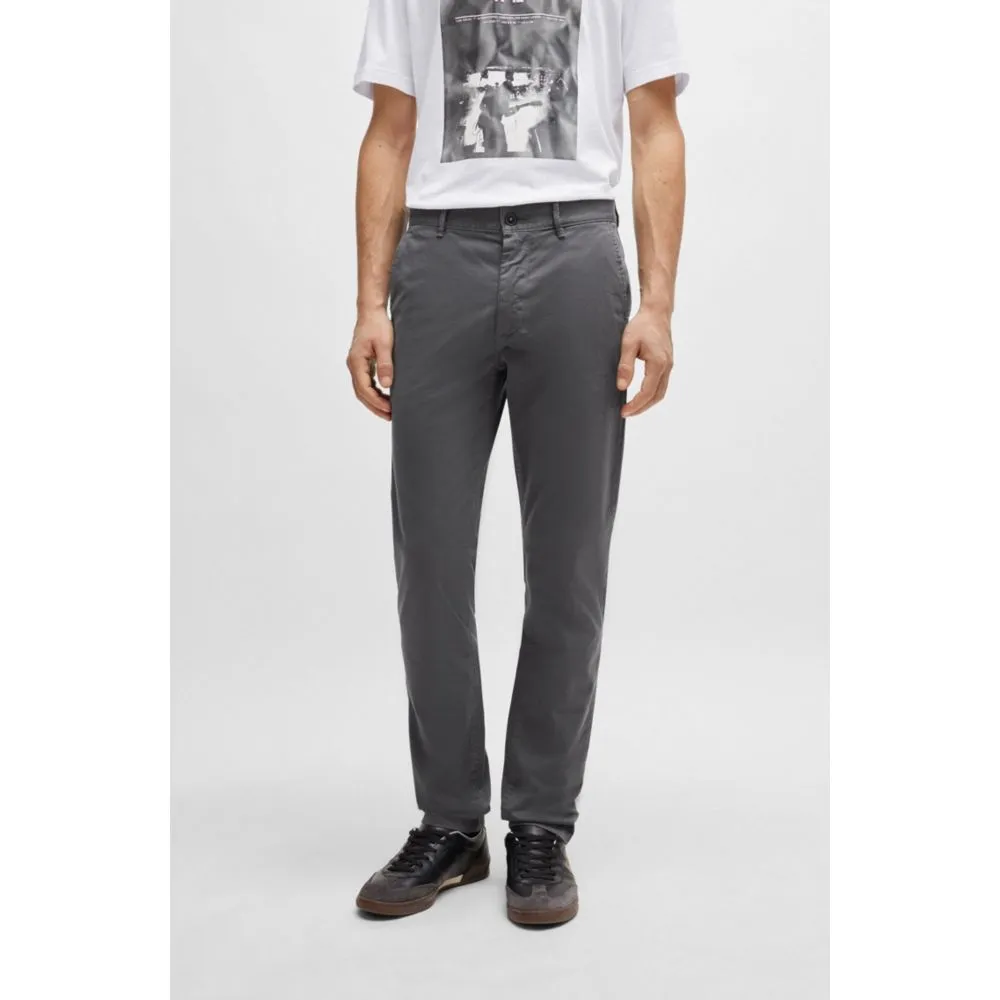 Slim-Fit Chinos aus Stretch-Baumwollsatin
