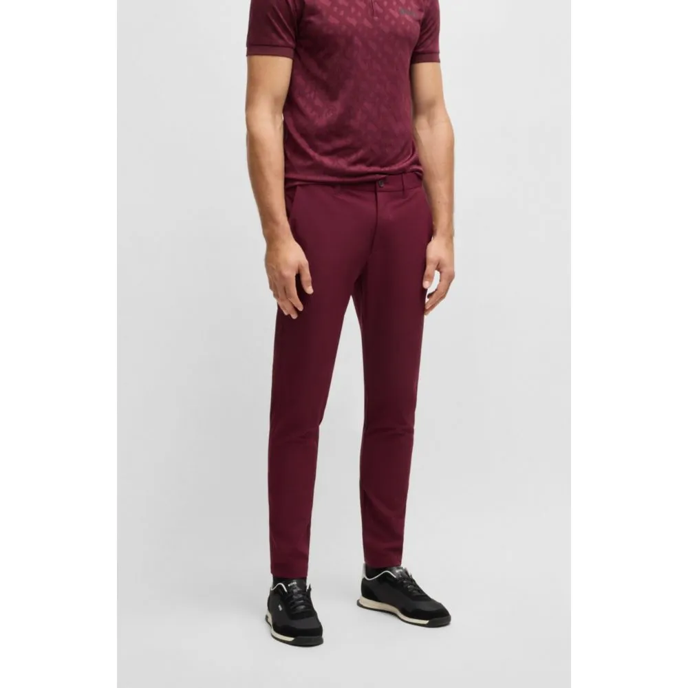 Slim-Fit-Hose in wasserabweisendem Stretchstoff
