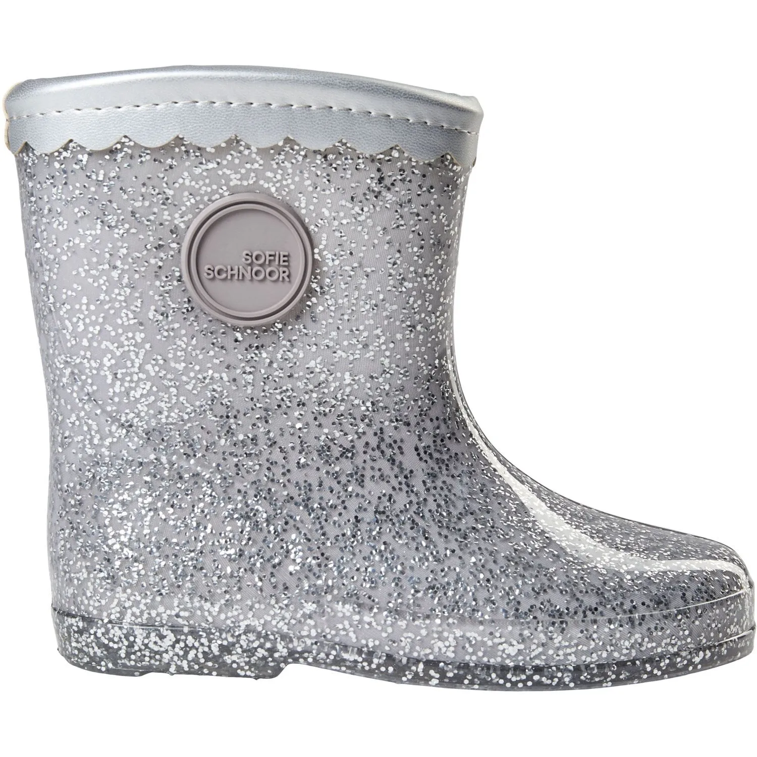 Sofie Schnoor Silberne Gummistiefel Babykids_Sofie-Schnoor